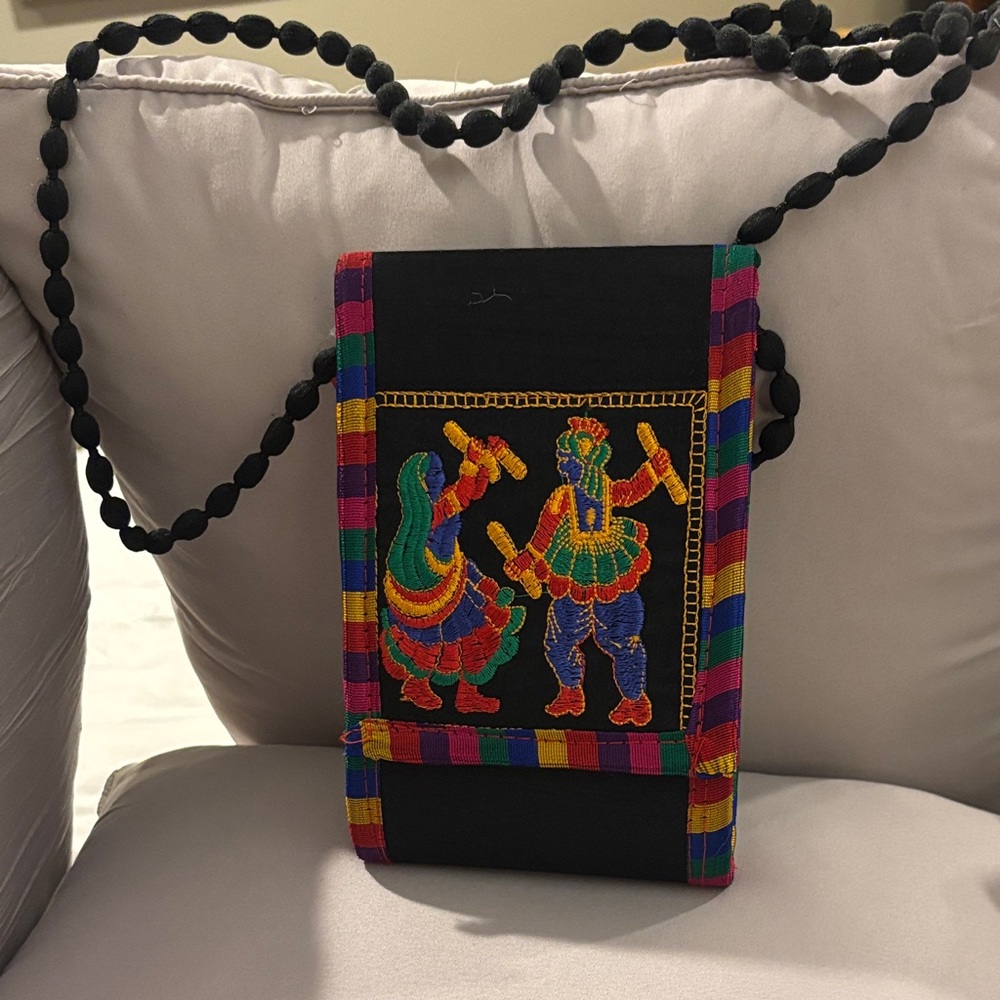 Multicolor Striped Crossbody Bag